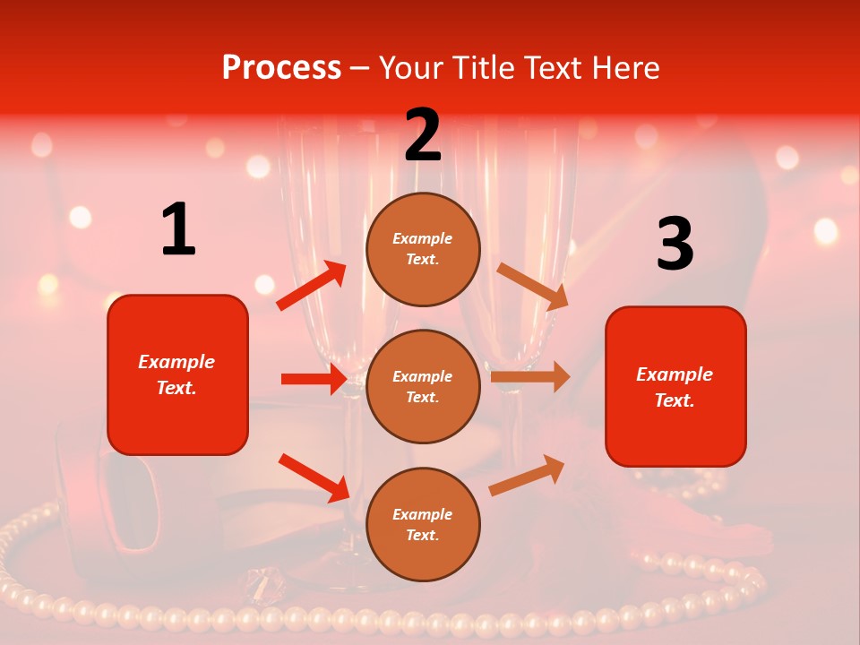 Shoe Pearls Female PowerPoint Template