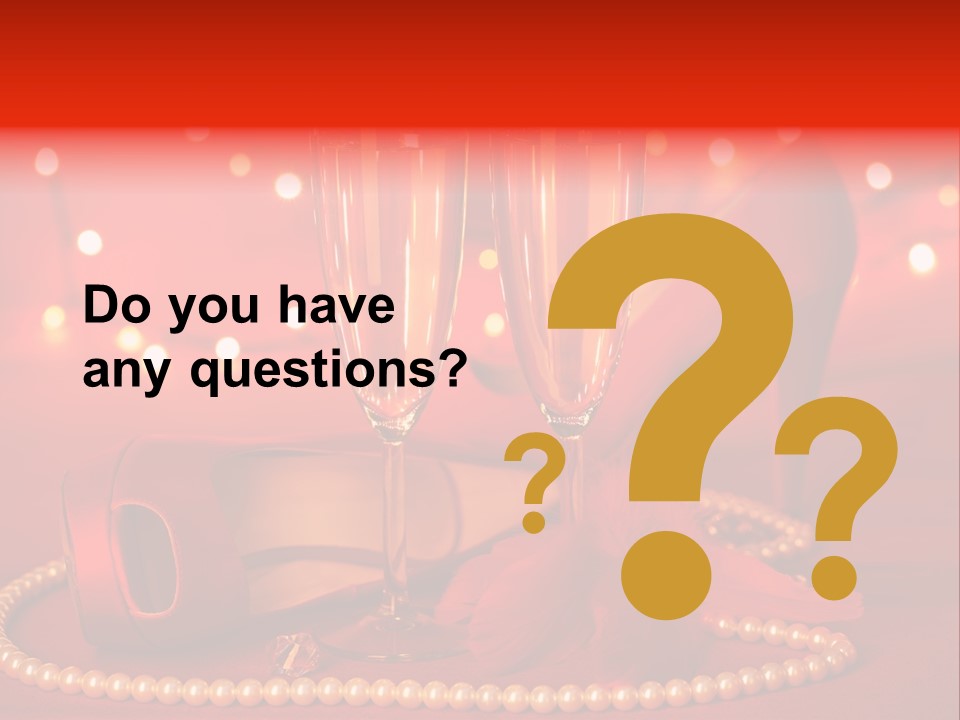 Shoe Pearls Female PowerPoint Template