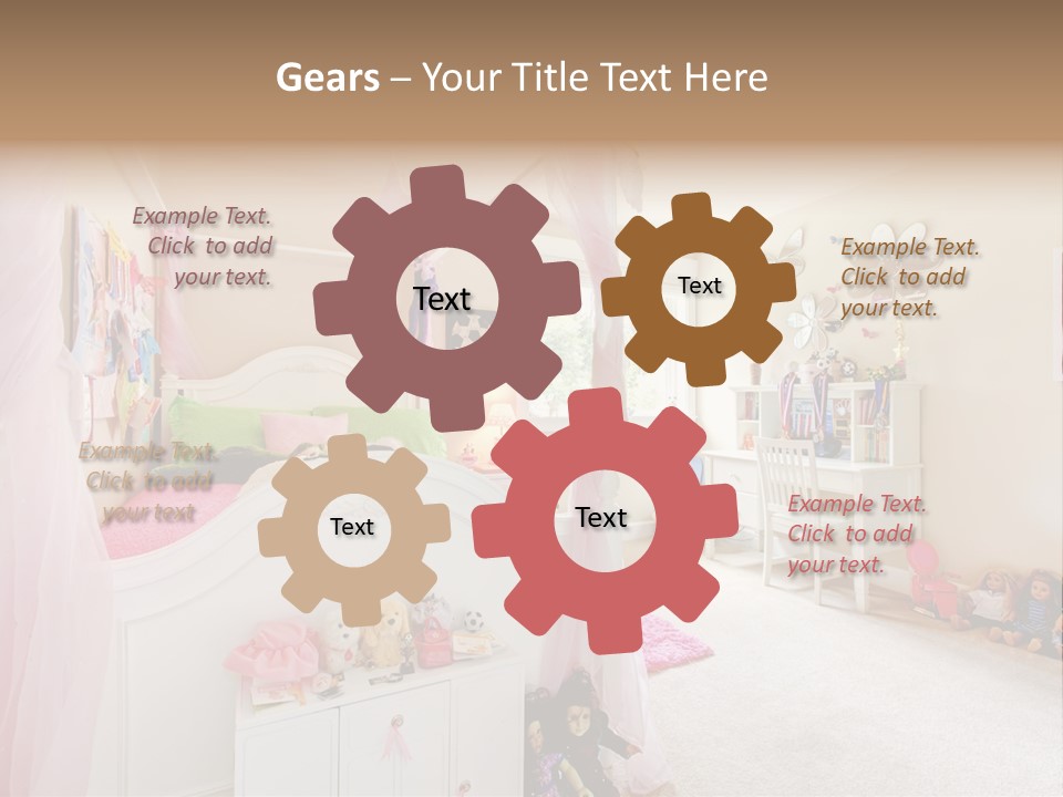 Kid Project Room PowerPoint Template