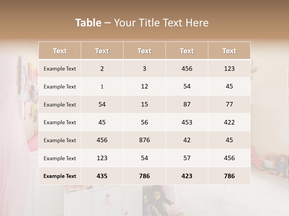 Kid Project Room PowerPoint Template