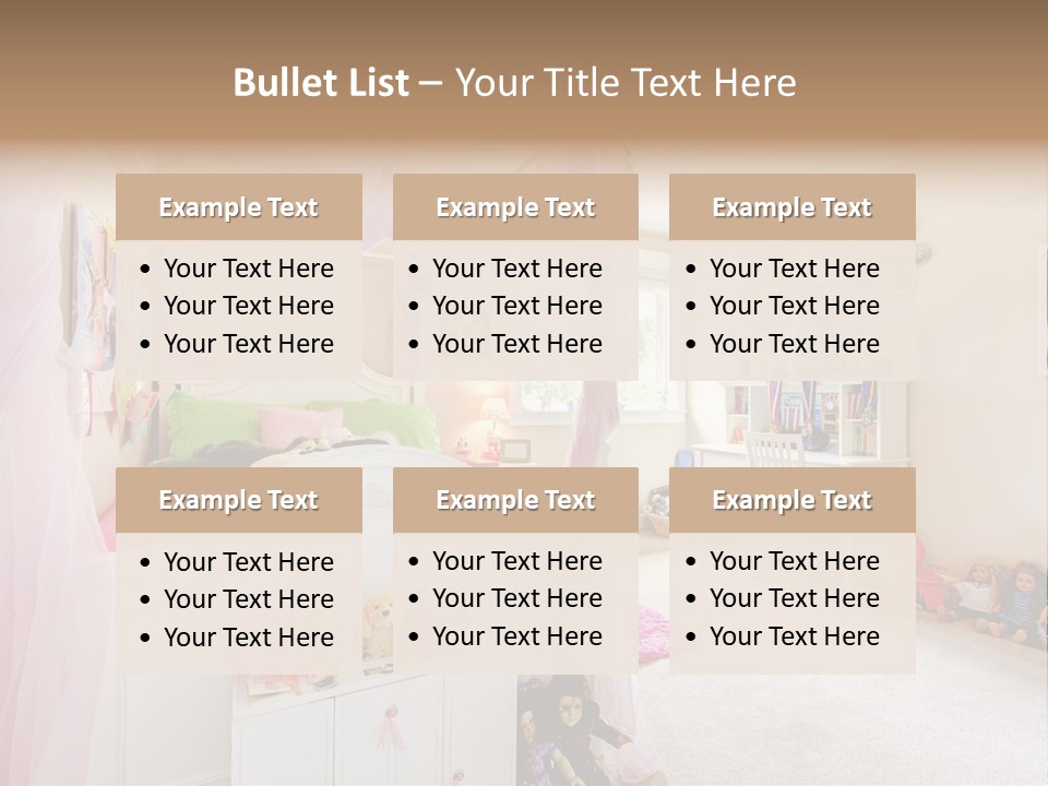 Kid Project Room PowerPoint Template