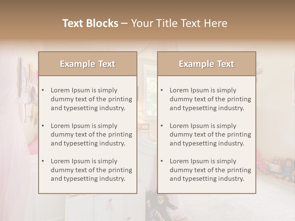 Kid Project Room PowerPoint Template