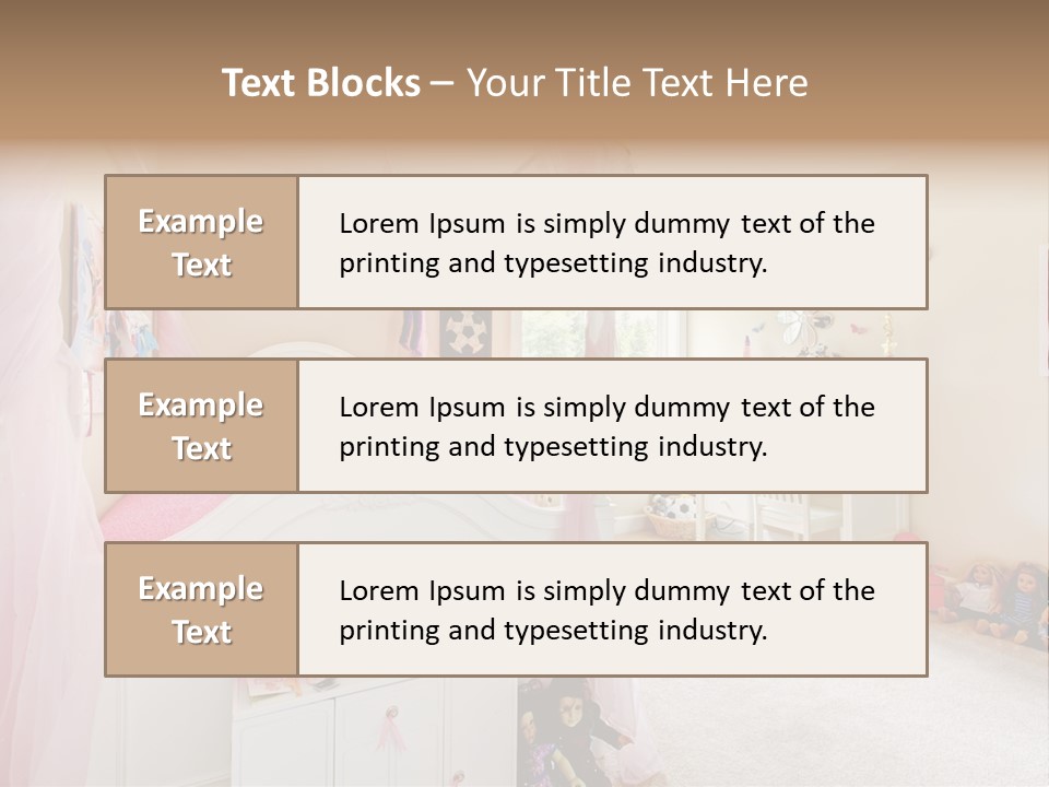 Kid Project Room PowerPoint Template