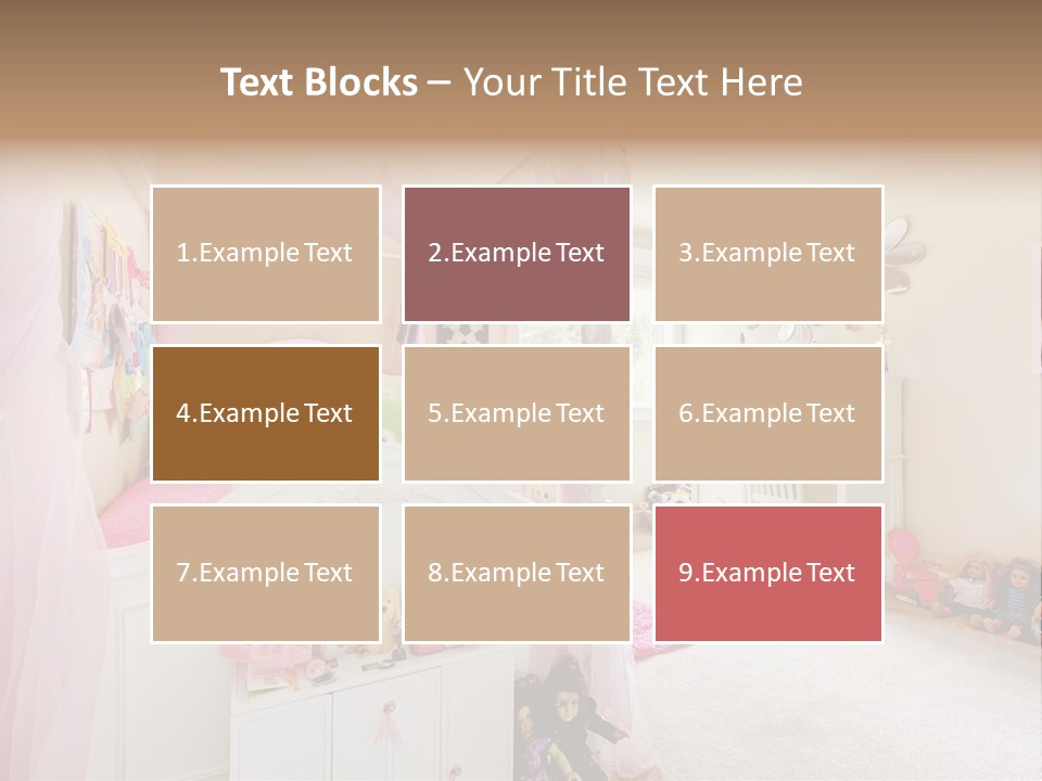 Kid Project Room PowerPoint Template