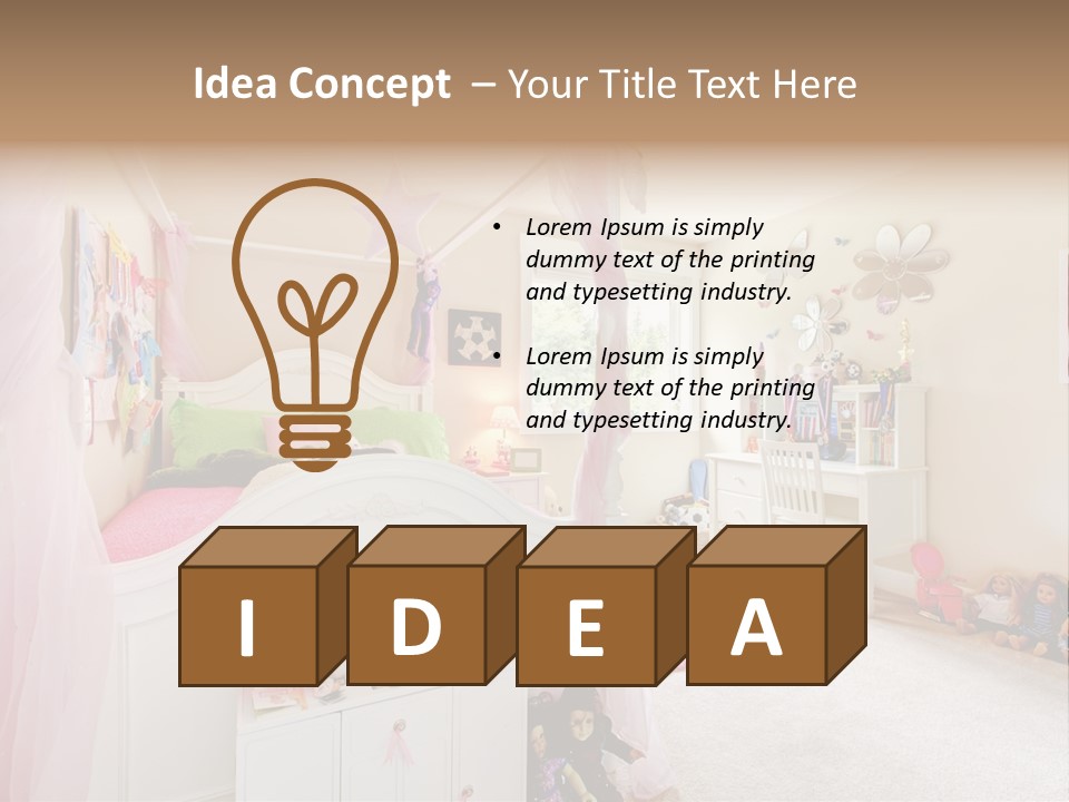 Kid Project Room PowerPoint Template