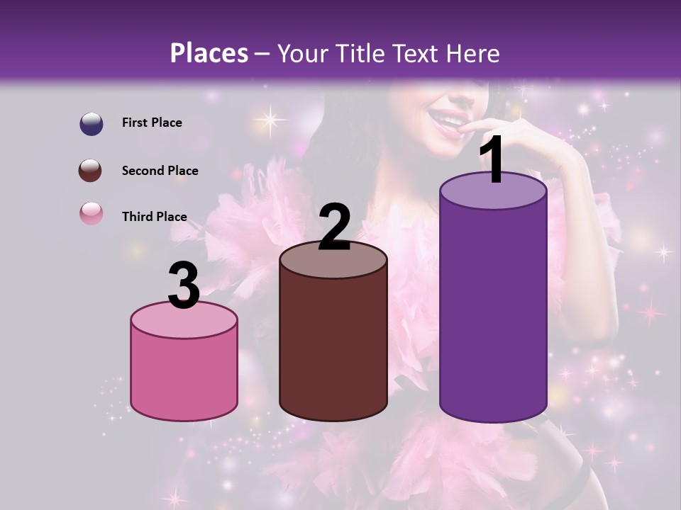 New Year Woman Life PowerPoint Template