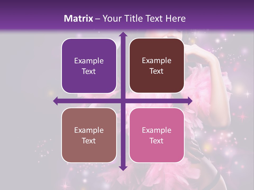 New Year Woman Life PowerPoint Template