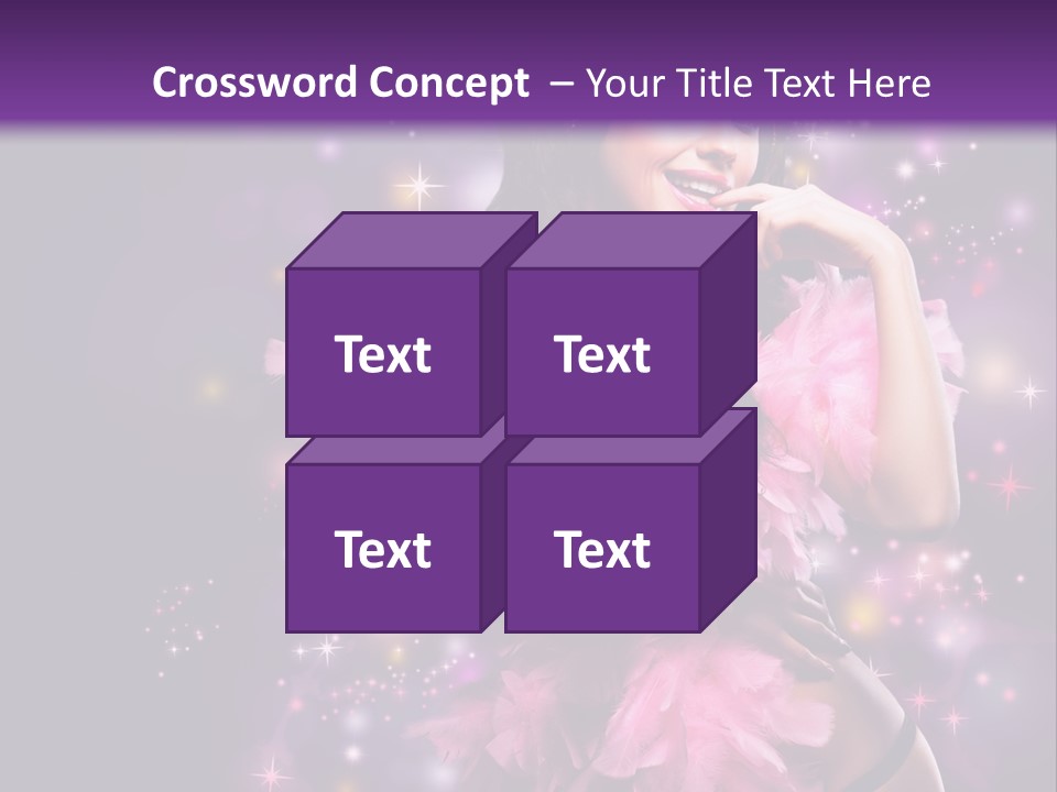 New Year Woman Life PowerPoint Template