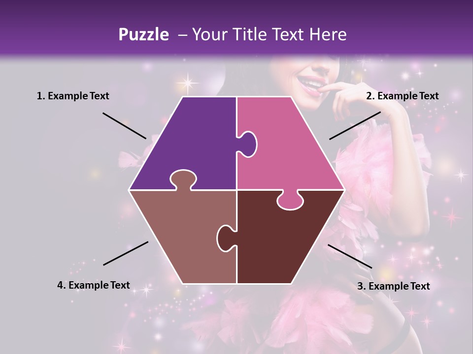 New Year Woman Life PowerPoint Template