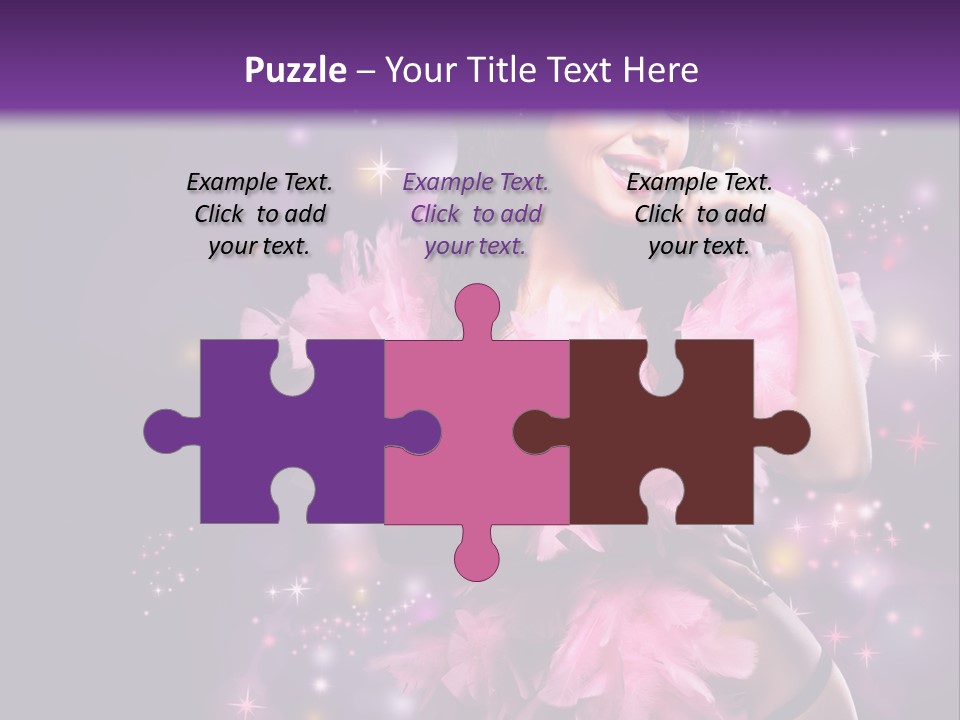 New Year Woman Life PowerPoint Template