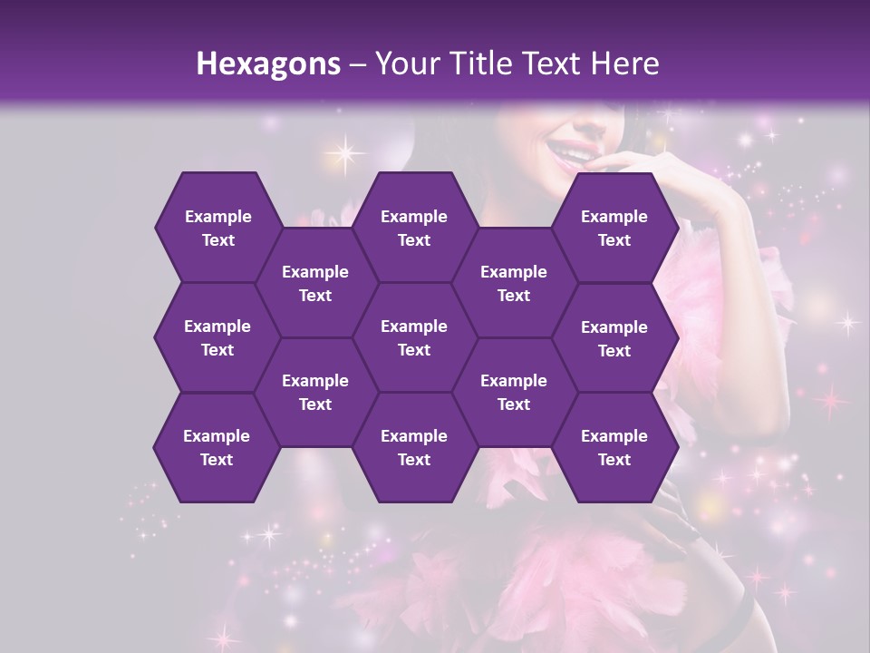 New Year Woman Life PowerPoint Template