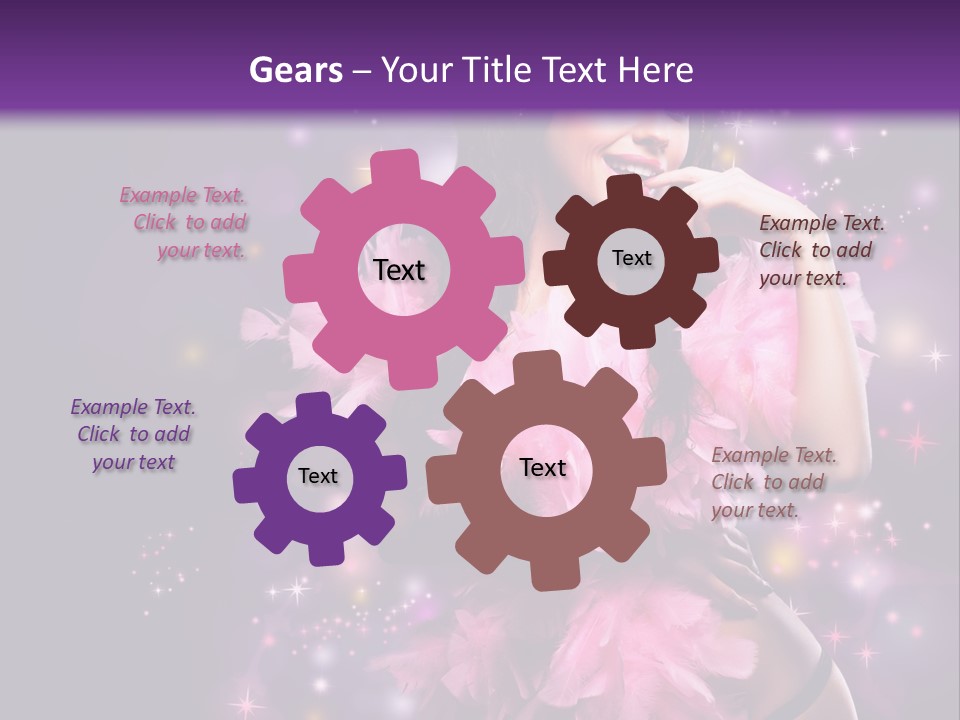 New Year Woman Life PowerPoint Template