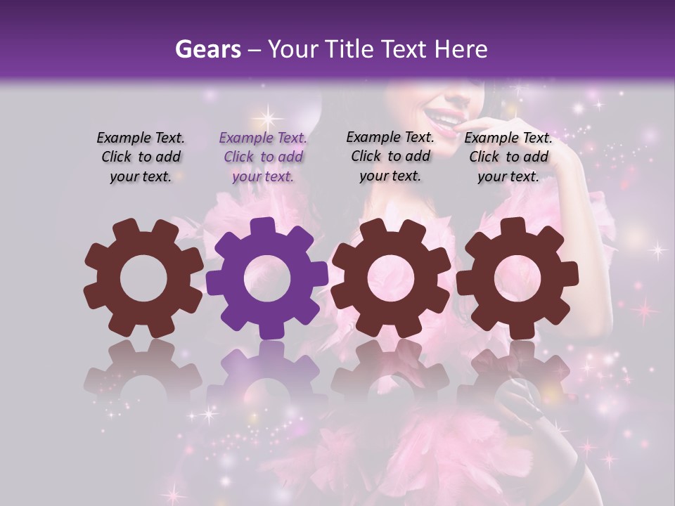 New Year Woman Life PowerPoint Template
