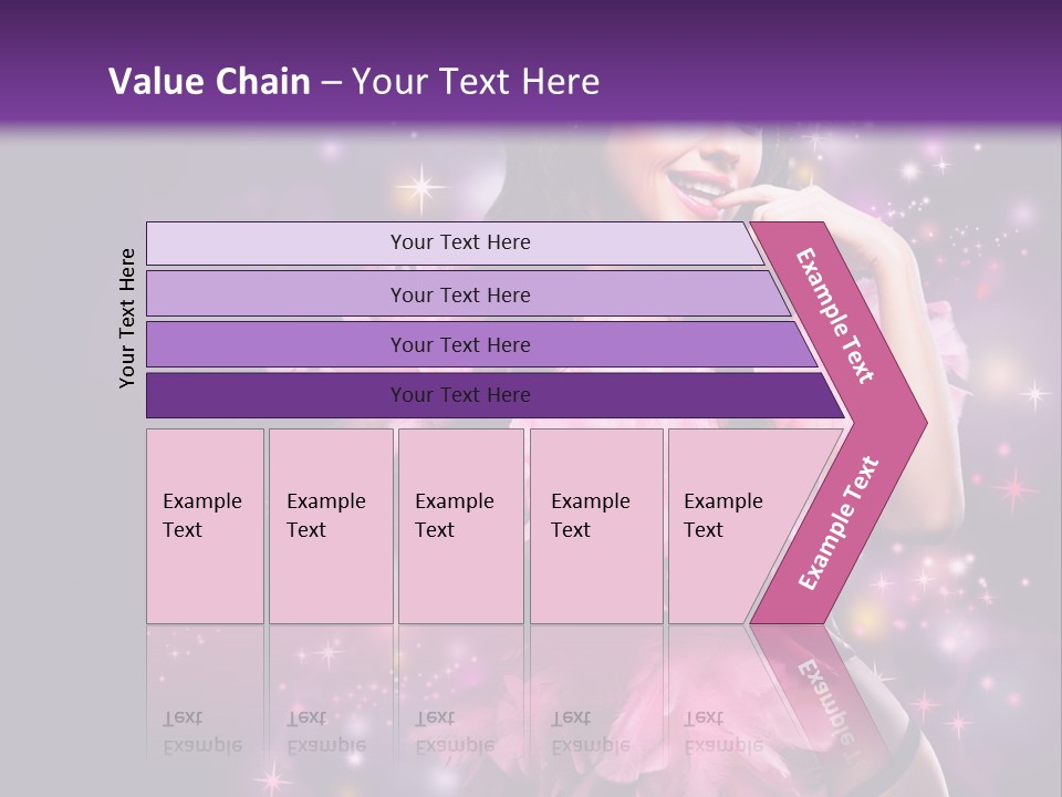 New Year Woman Life PowerPoint Template