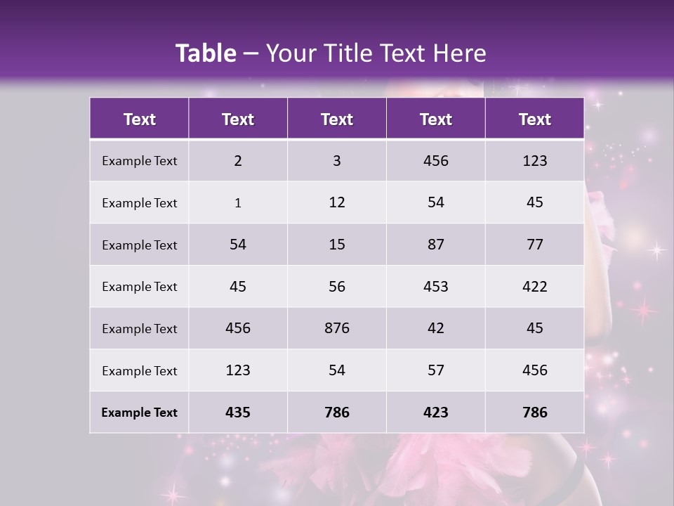 New Year Woman Life PowerPoint Template