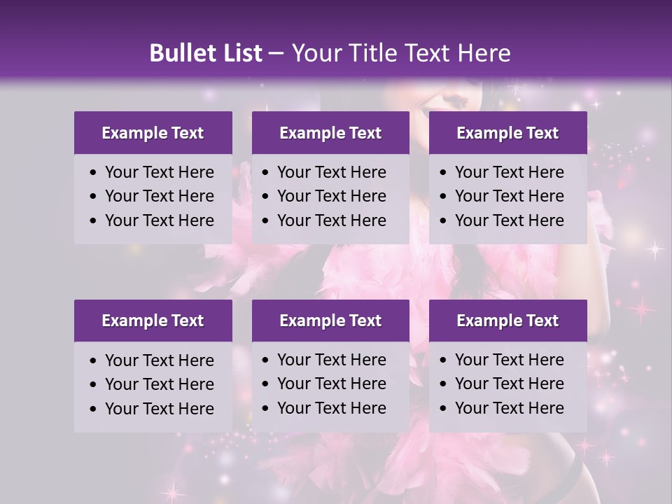 New Year Woman Life PowerPoint Template