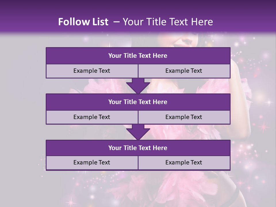 New Year Woman Life PowerPoint Template