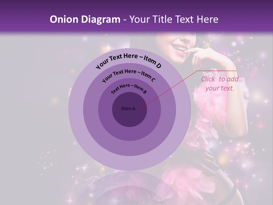 New Year Woman Life PowerPoint Template