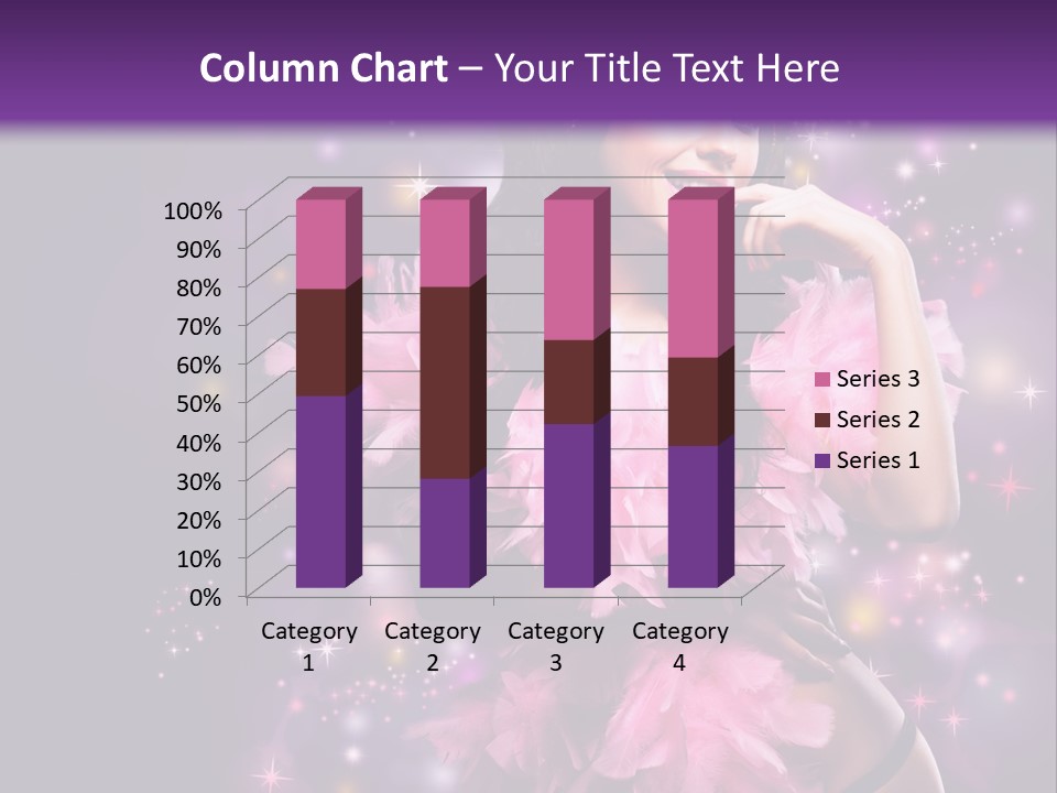 New Year Woman Life PowerPoint Template