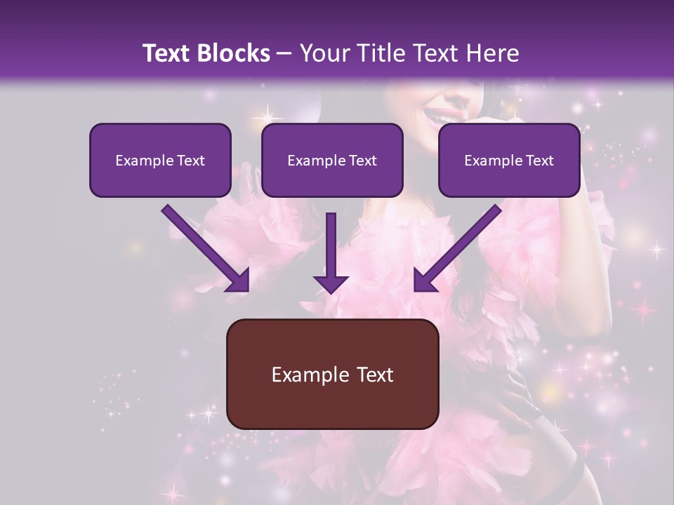 New Year Woman Life PowerPoint Template
