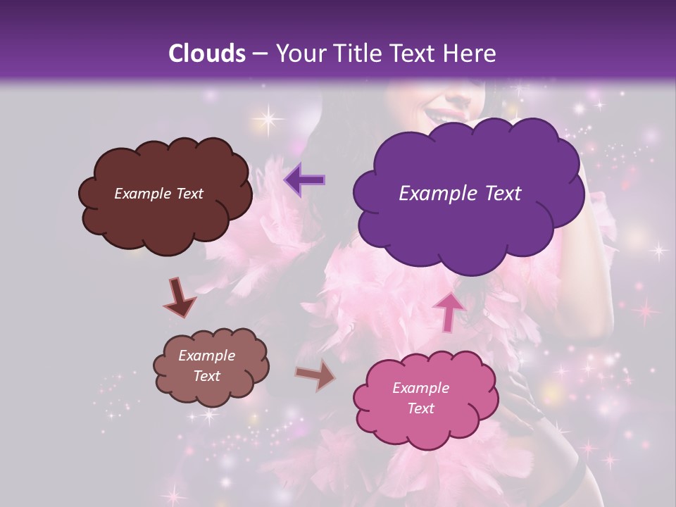 New Year Woman Life PowerPoint Template