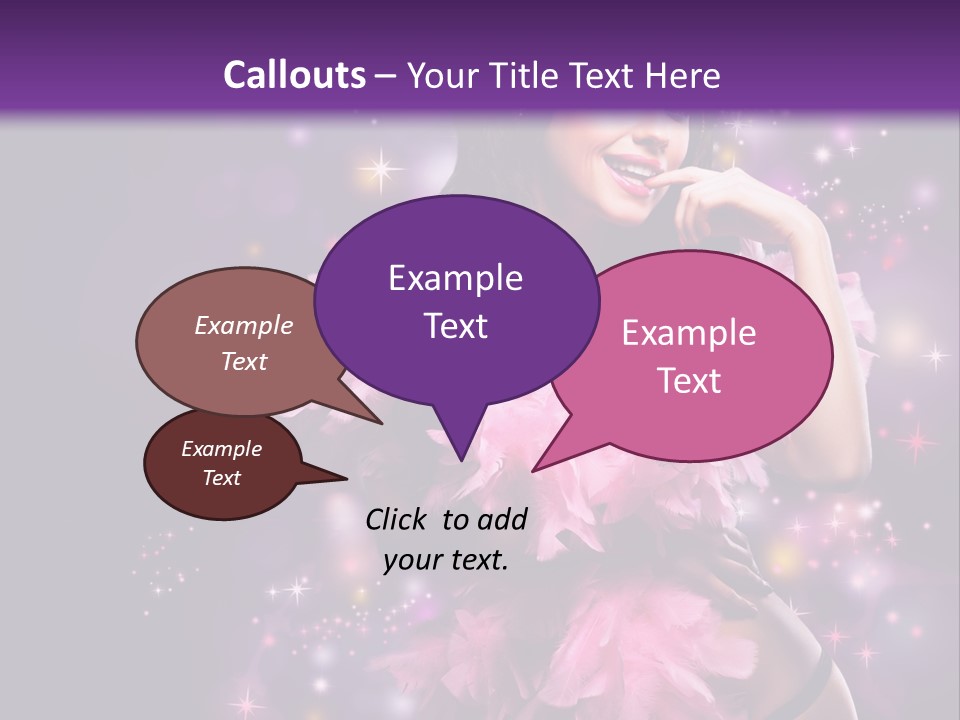 New Year Woman Life PowerPoint Template