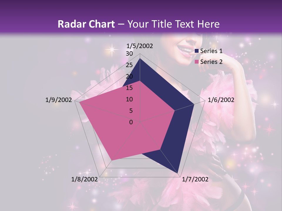 New Year Woman Life PowerPoint Template