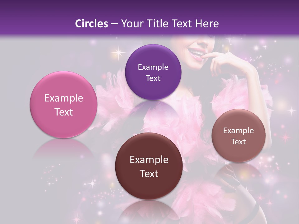 New Year Woman Life PowerPoint Template