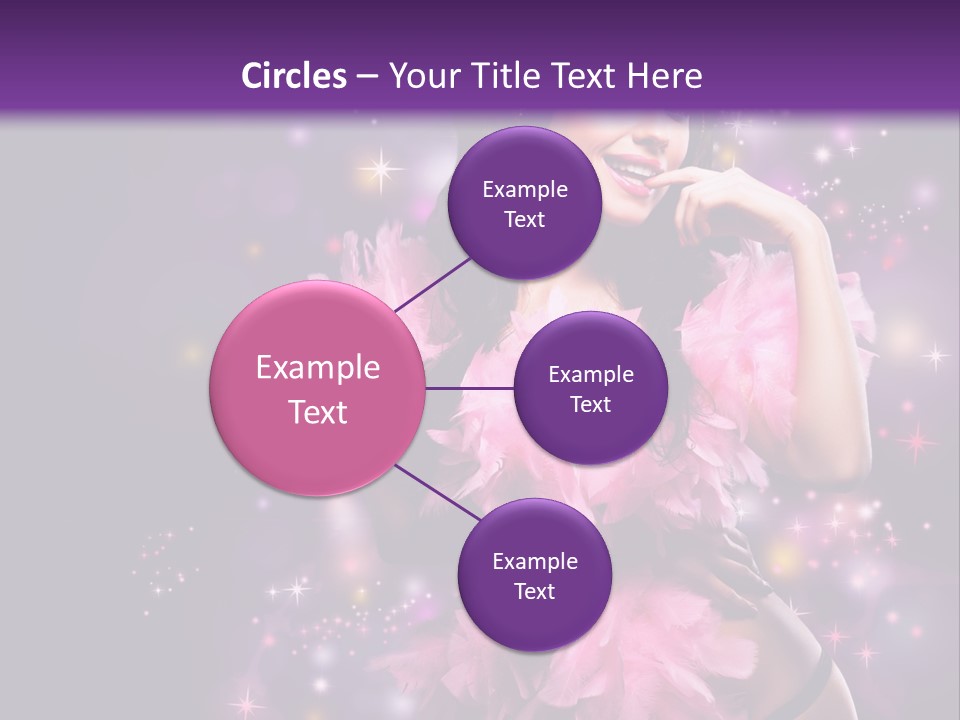 New Year Woman Life PowerPoint Template