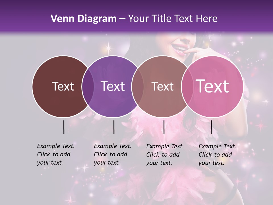 New Year Woman Life PowerPoint Template
