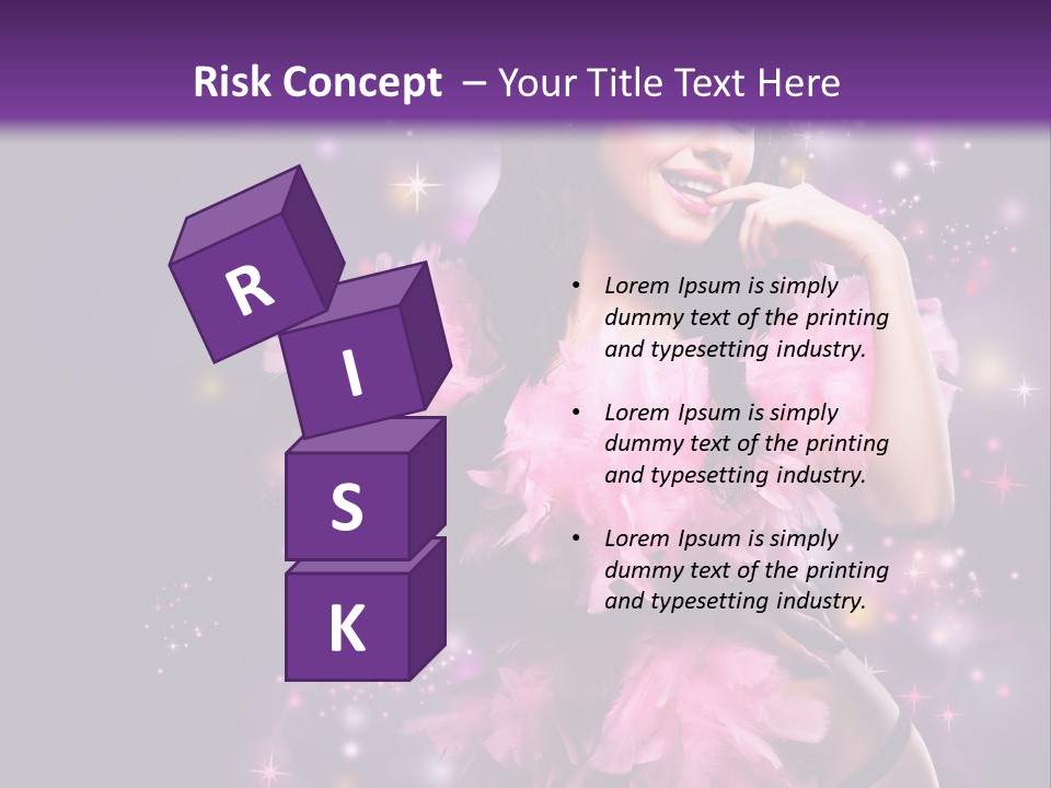 New Year Woman Life PowerPoint Template