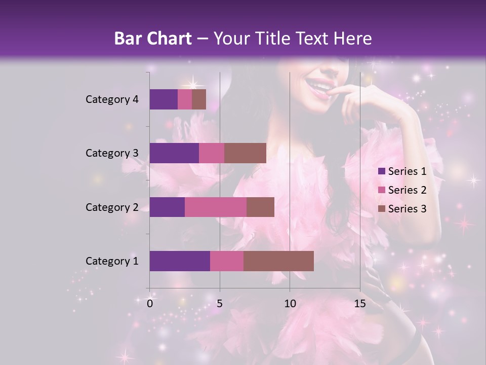 New Year Woman Life PowerPoint Template