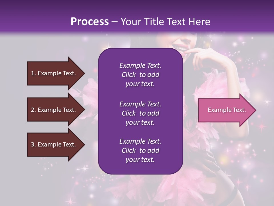 New Year Woman Life PowerPoint Template