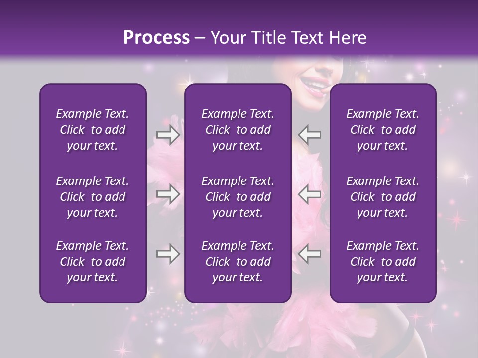 New Year Woman Life PowerPoint Template