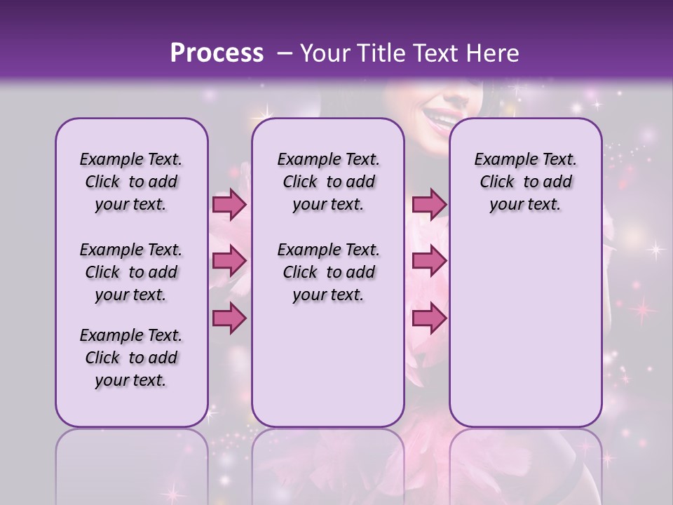 New Year Woman Life PowerPoint Template