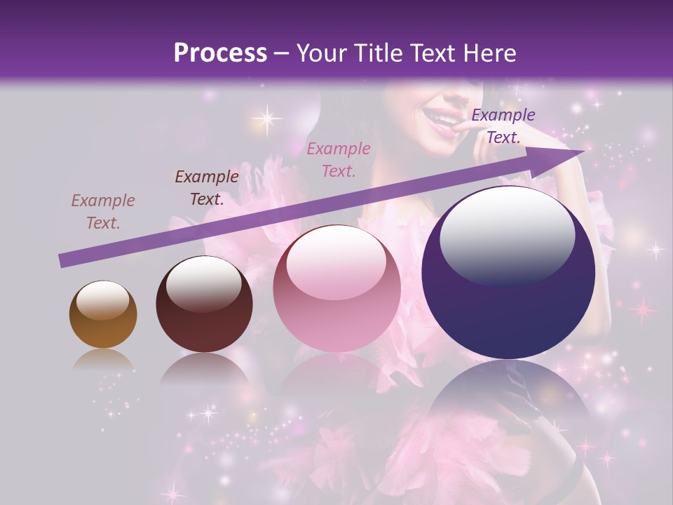 New Year Woman Life PowerPoint Template