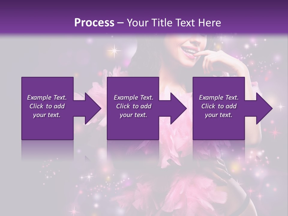 New Year Woman Life PowerPoint Template
