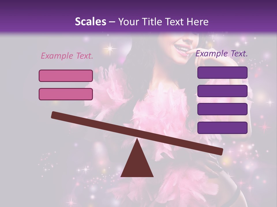 New Year Woman Life PowerPoint Template