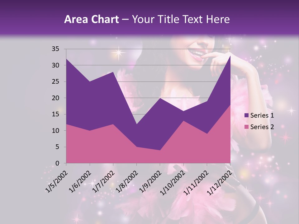 New Year Woman Life PowerPoint Template