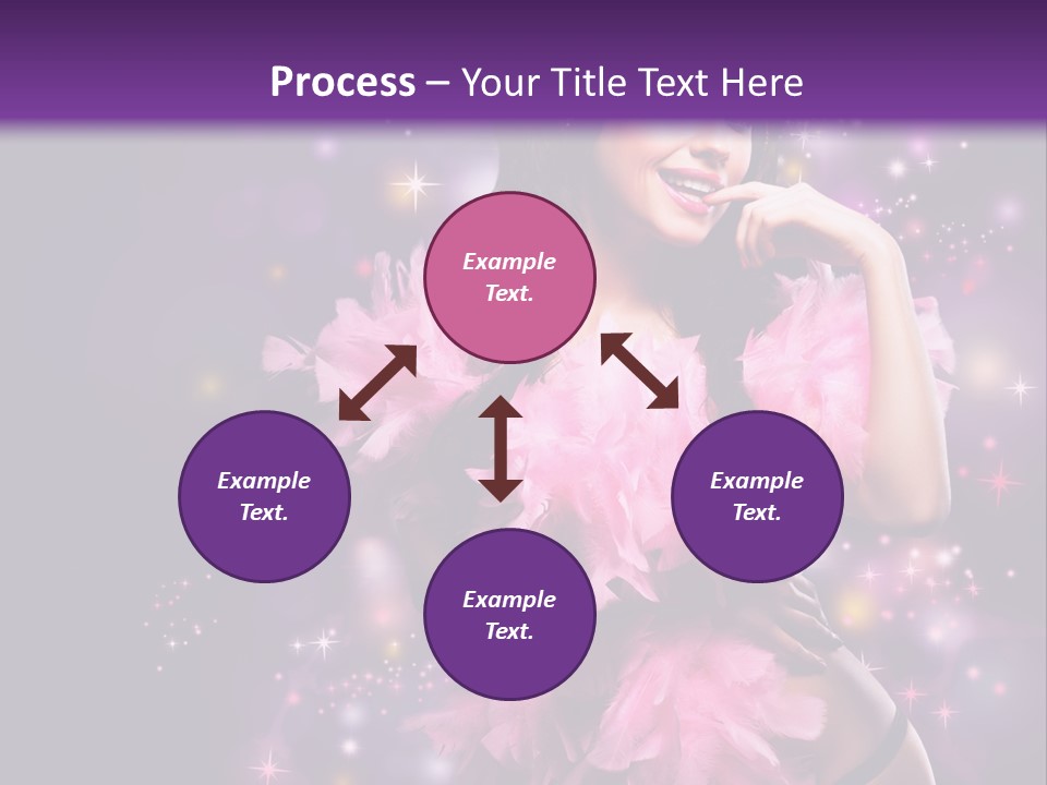 New Year Woman Life PowerPoint Template