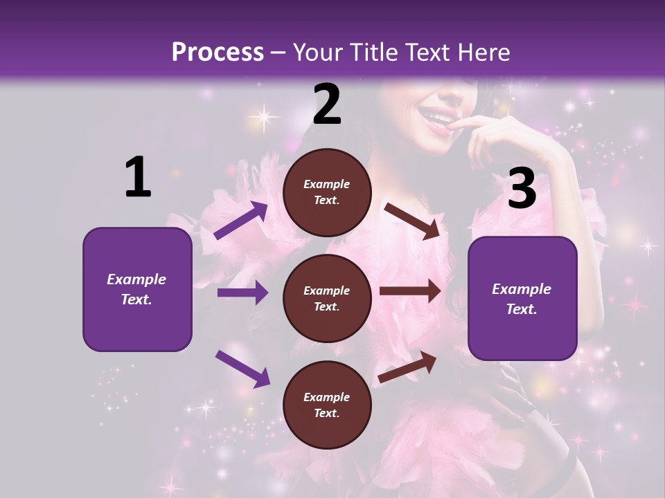 New Year Woman Life PowerPoint Template