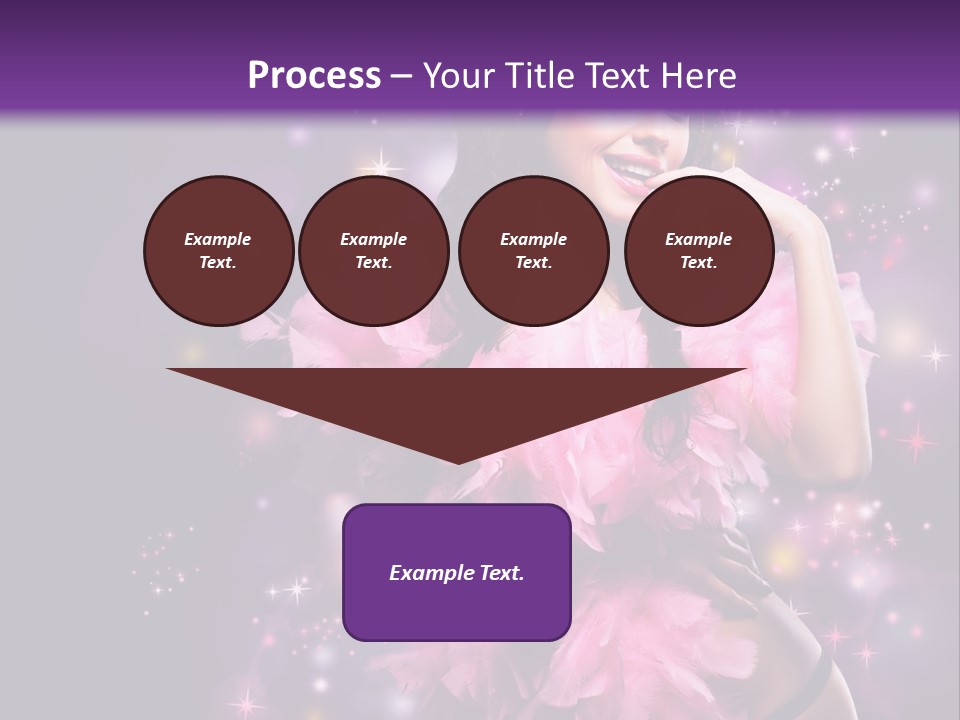 New Year Woman Life PowerPoint Template