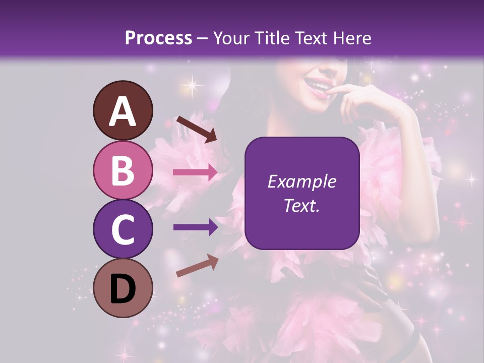 New Year Woman Life PowerPoint Template