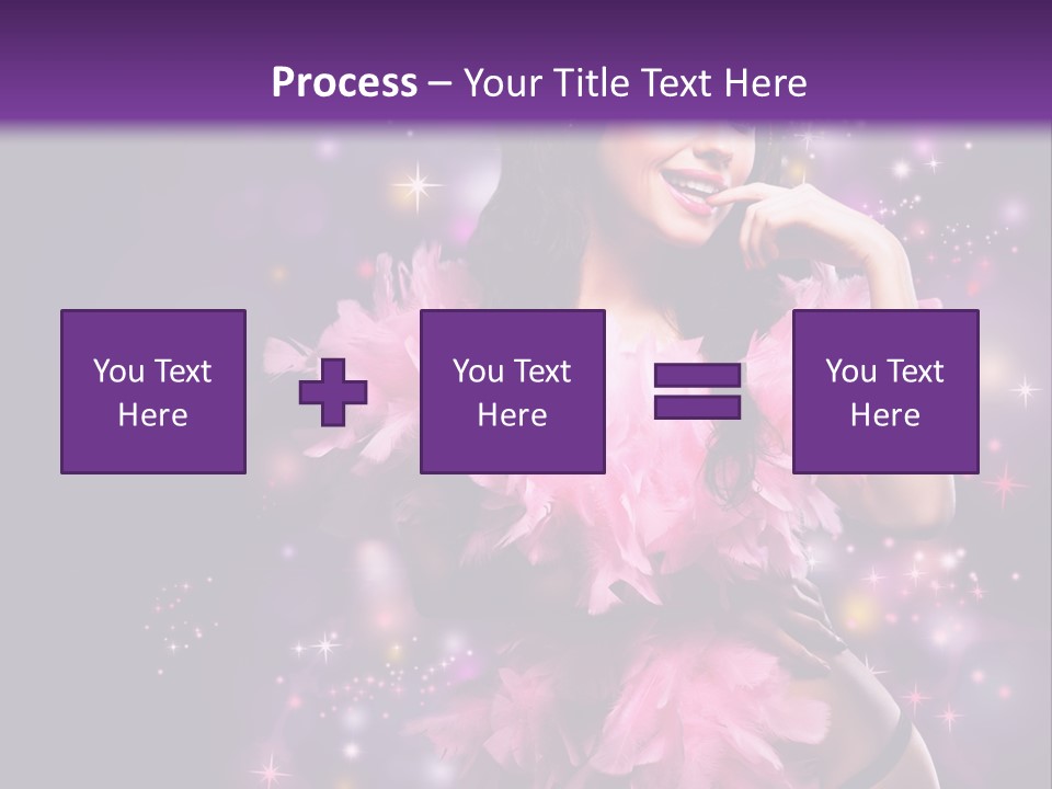 New Year Woman Life PowerPoint Template