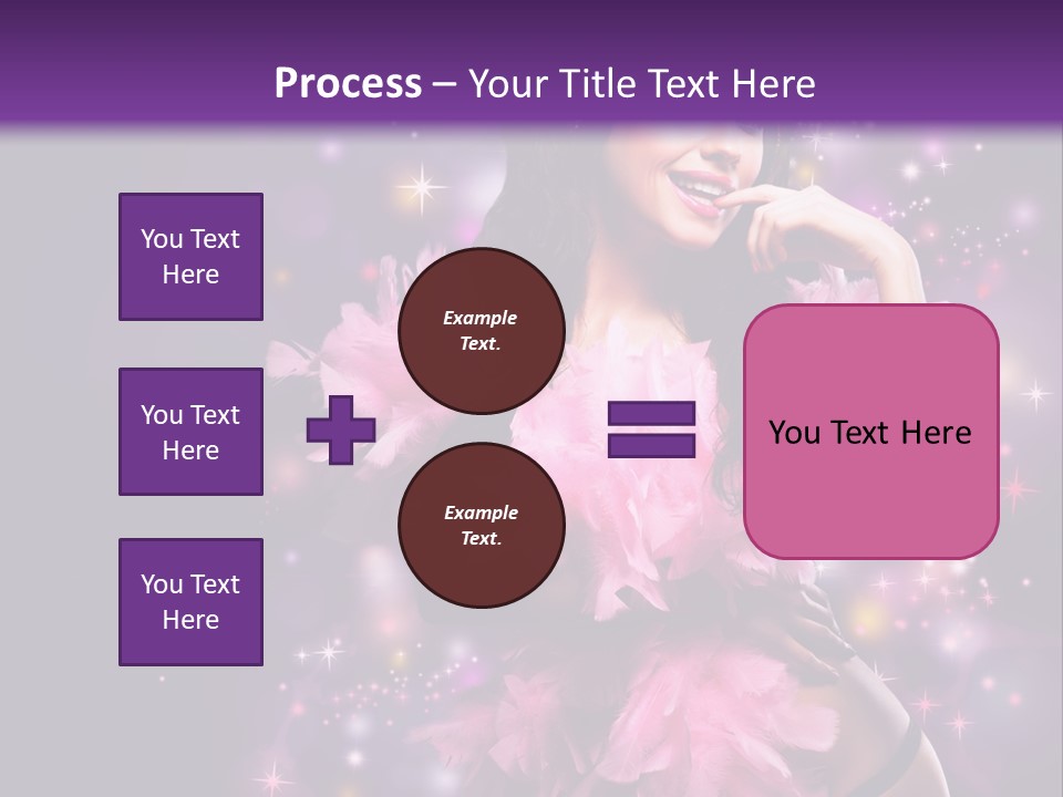 New Year Woman Life PowerPoint Template
