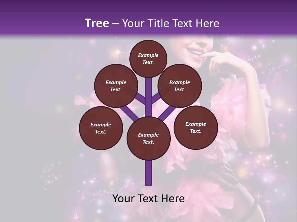 New Year Woman Life PowerPoint Template