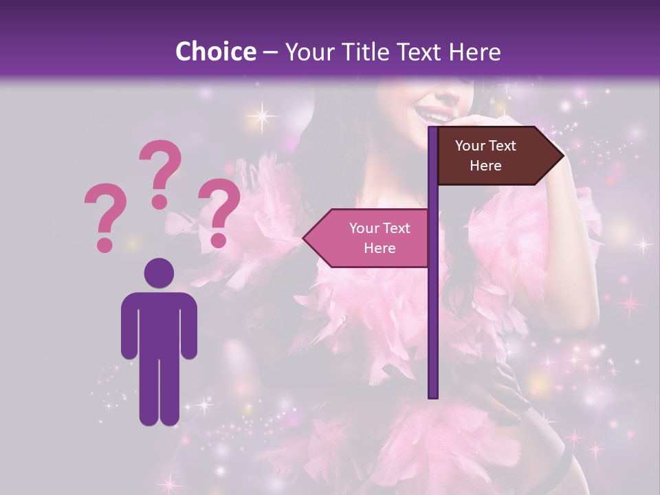 New Year Woman Life PowerPoint Template