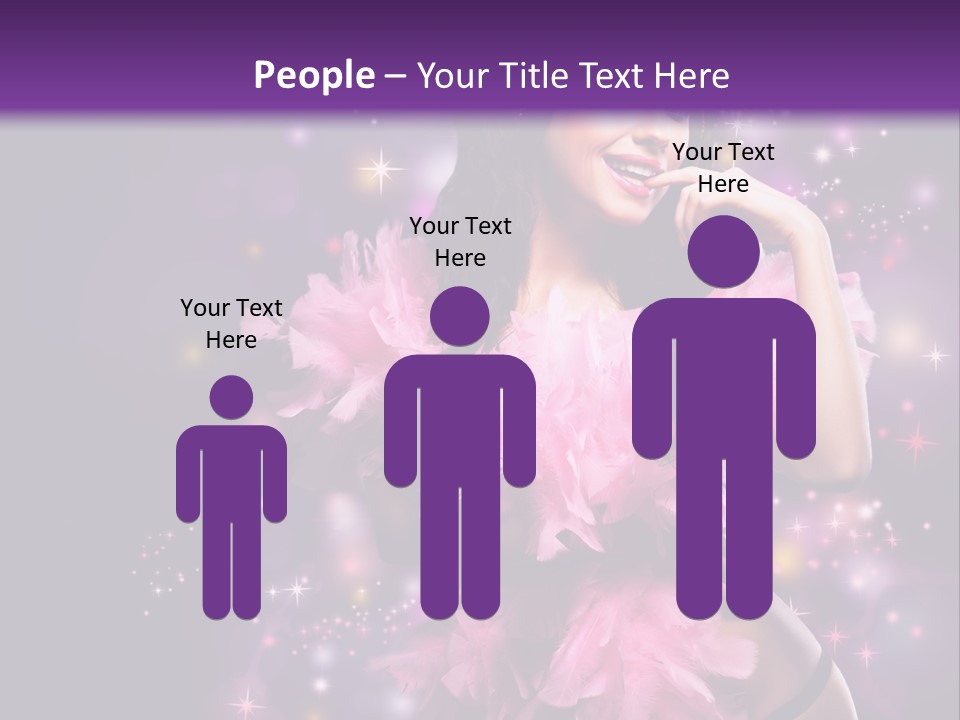 New Year Woman Life PowerPoint Template