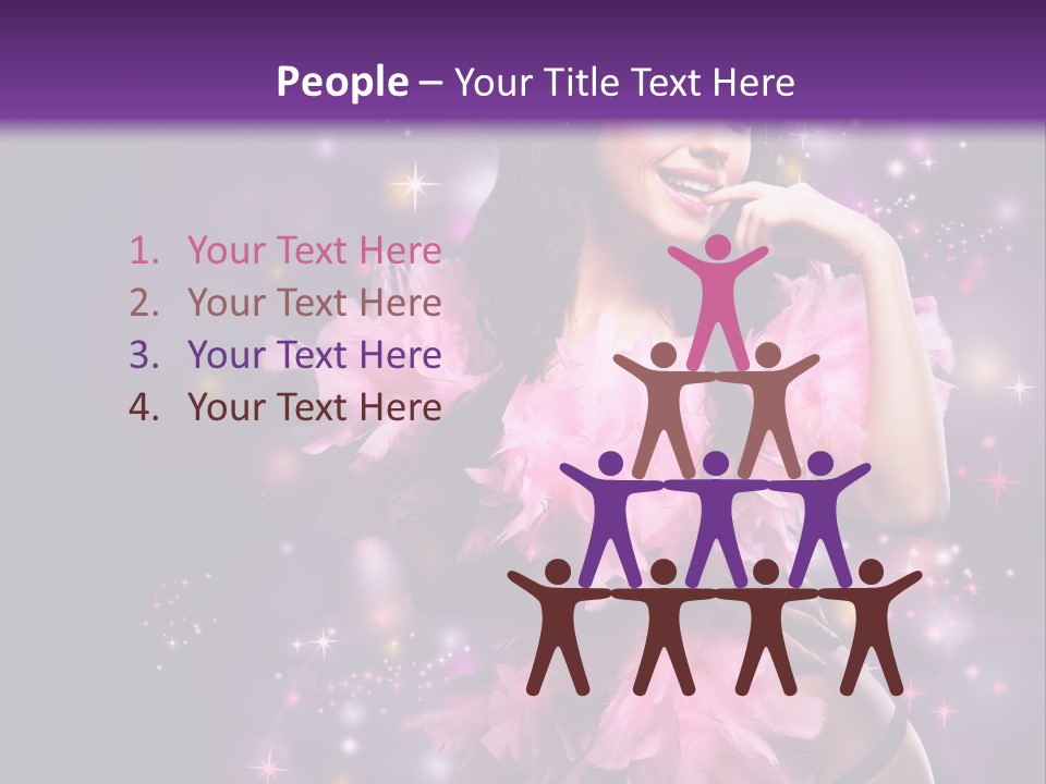 New Year Woman Life PowerPoint Template