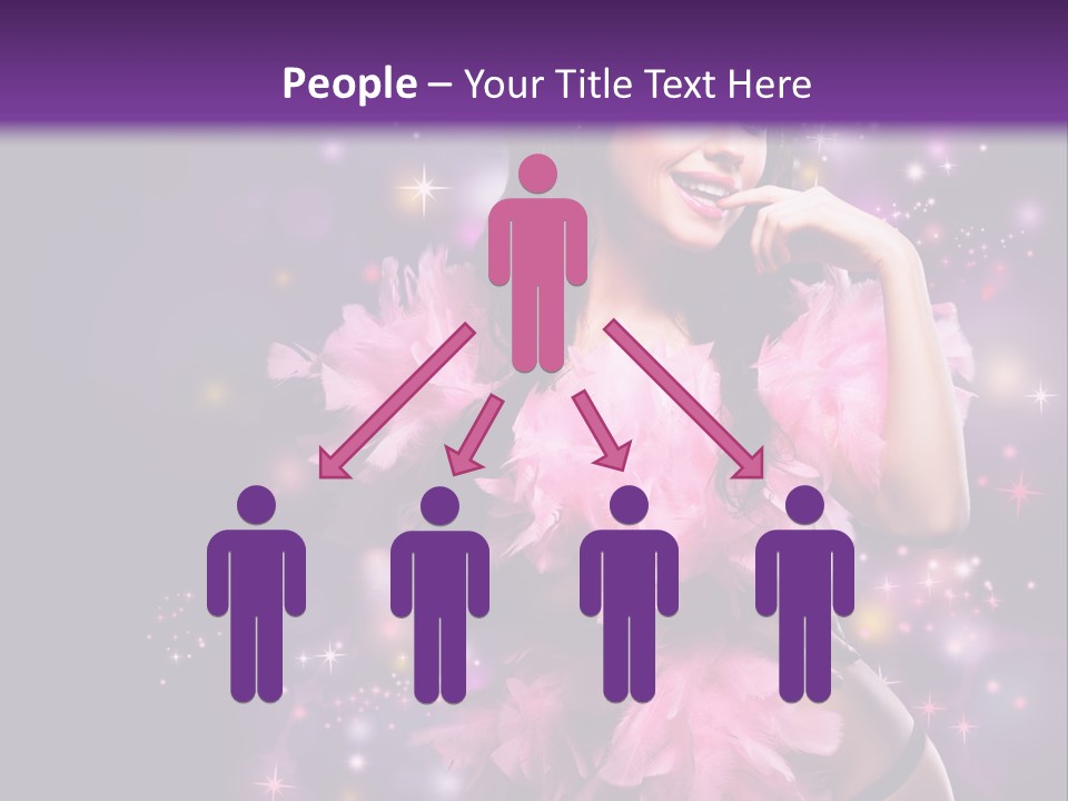 New Year Woman Life PowerPoint Template